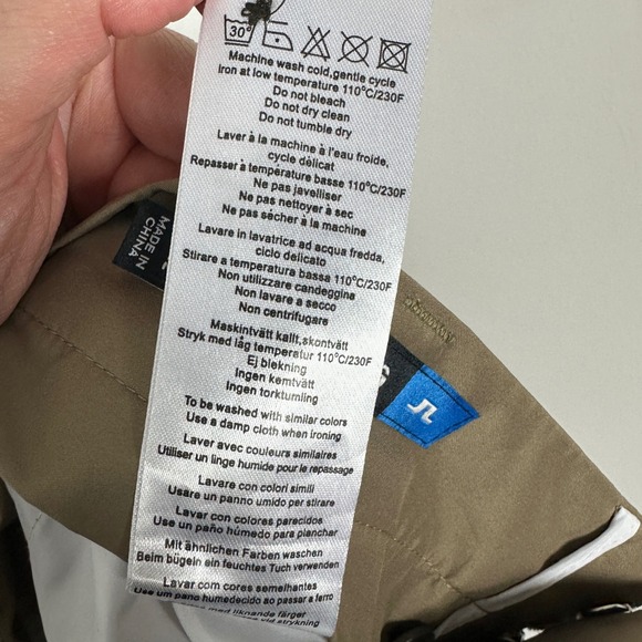 J Lindeberg Stan Regular Golf Pants 1697 Beige Tan Brown Mens Size 38 x‎ 32 NEW - Picture 8 of 16